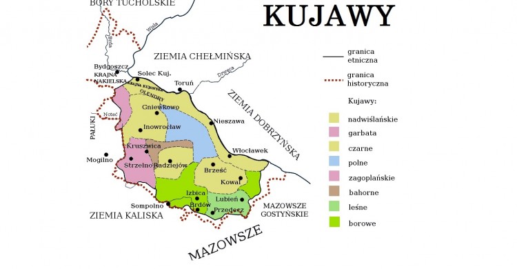 Kujawy_-_mapa