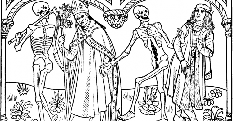 1024px-The_Waning_of_the_Middle_Ages_plate_3_-__The_Bishop_and_the_Squire_